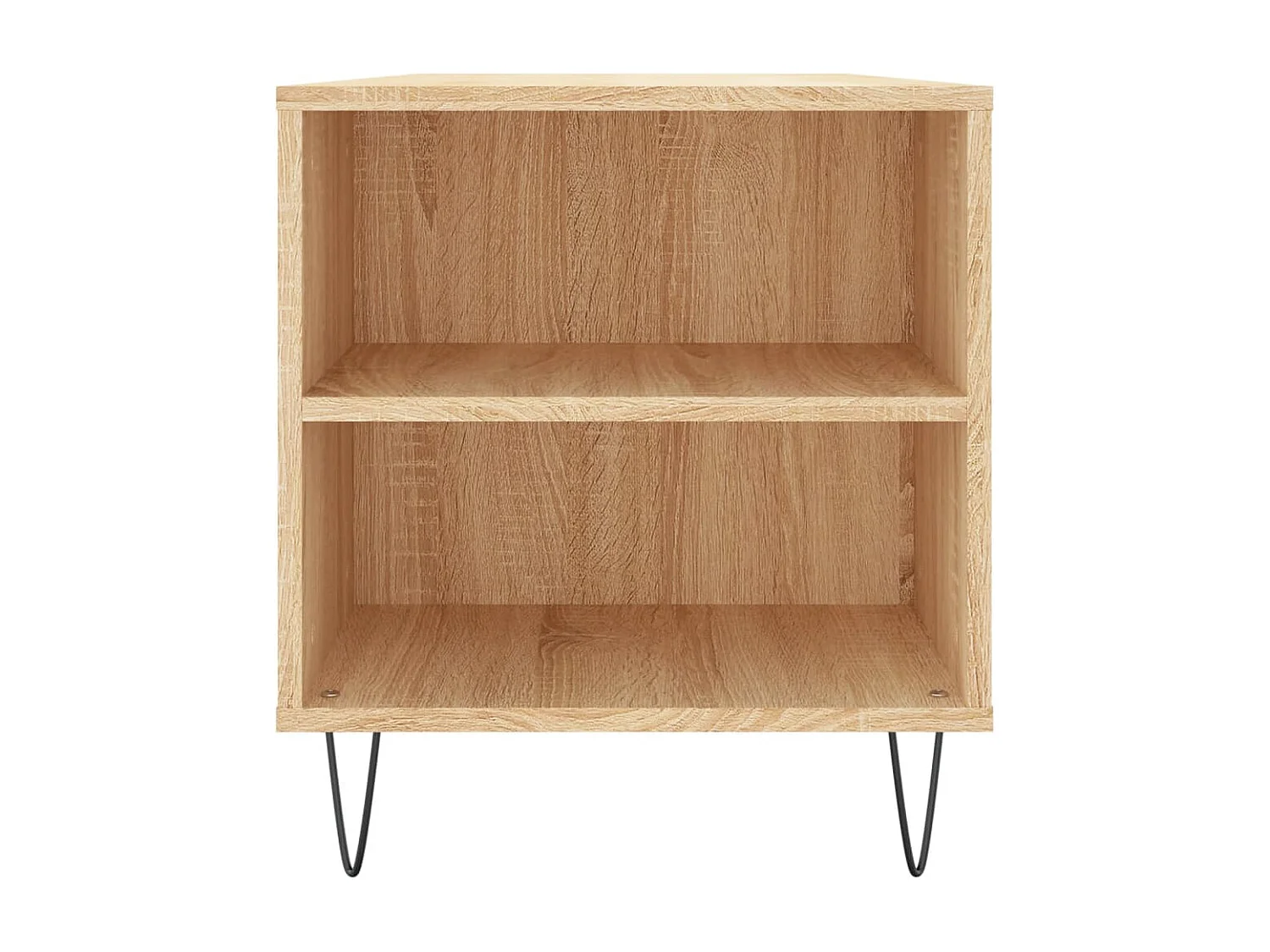 Tavolino da caffè in rovere Sonoma 102x44,5x50 cm in legno ingegnerizzato