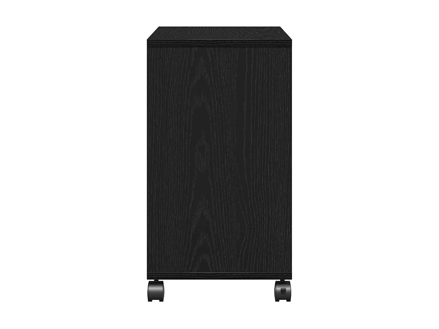 Bijzettafel Zwarte eik 50 x 30 x 55 cm Bewerkt hout