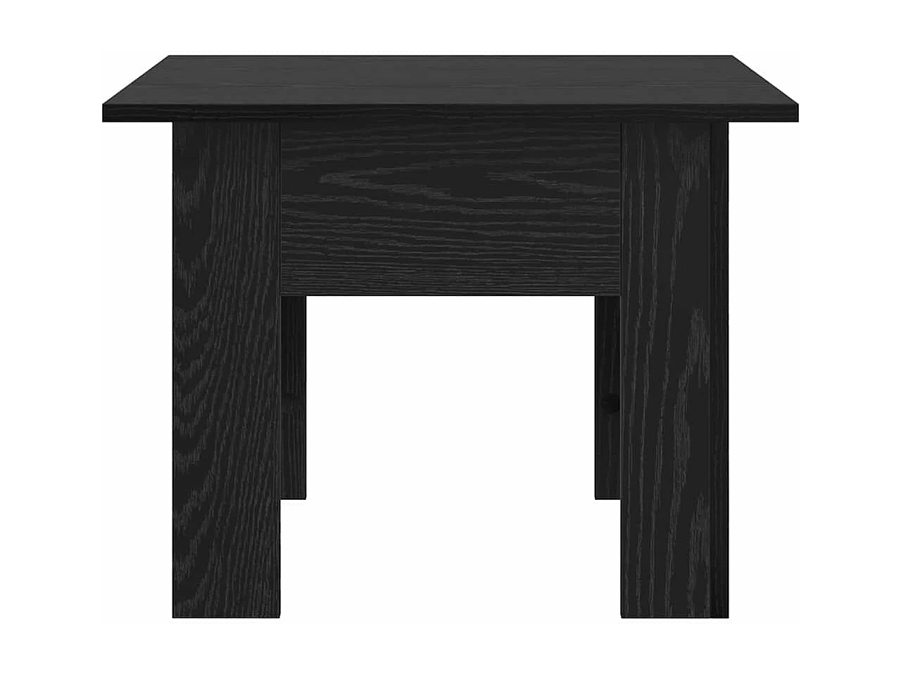 Tavolino da caffè in rovere nero in legno ingegnerizzato