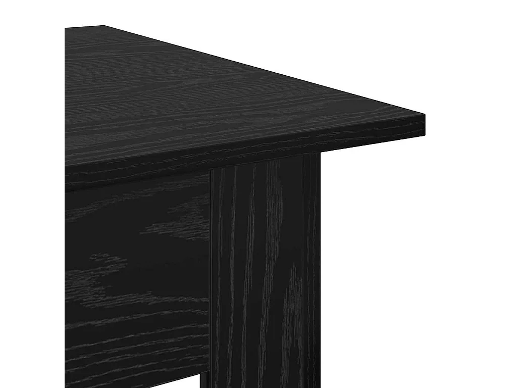 Tavolino da caffè in rovere nero in legno ingegnerizzato