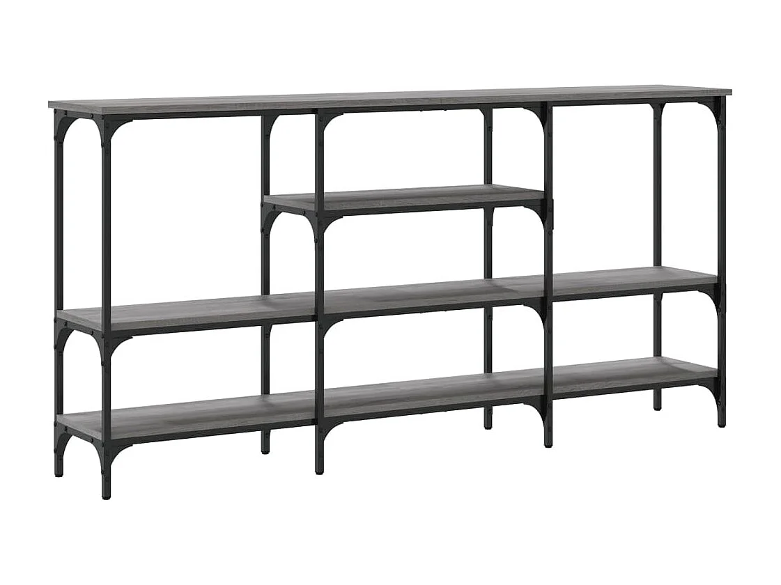 Sonoma consoletafel grijs 160x29x80 cm bewerkt hout
