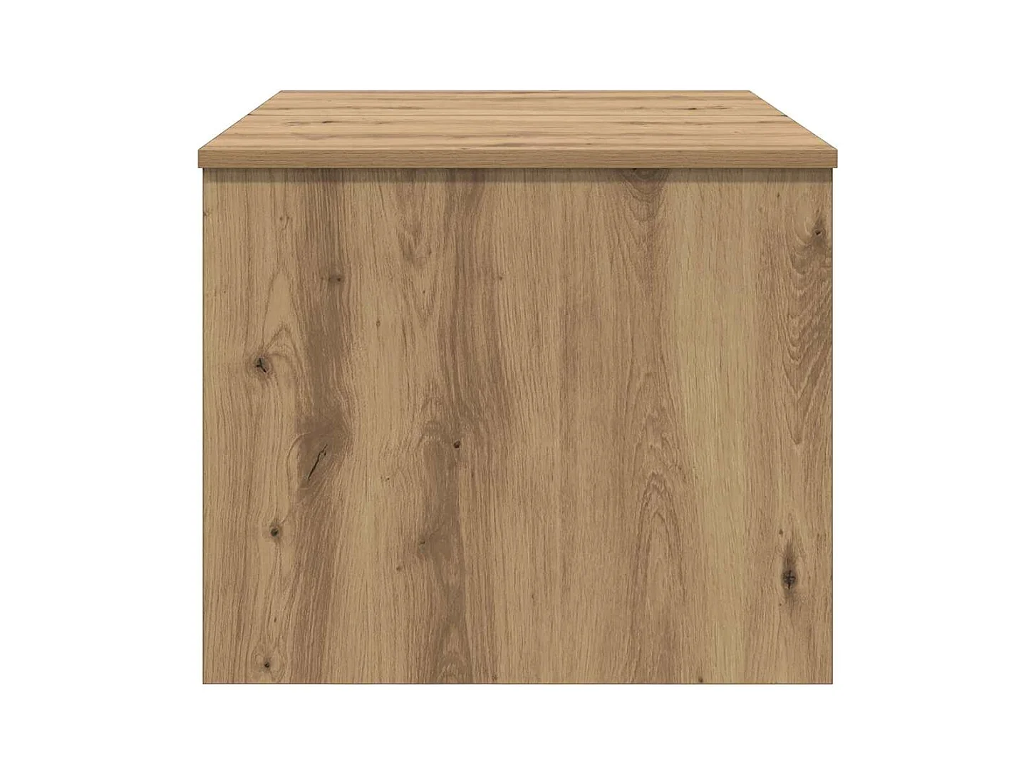 Table basse chêne artisanal 80 x 50,5 x 42,5 cm