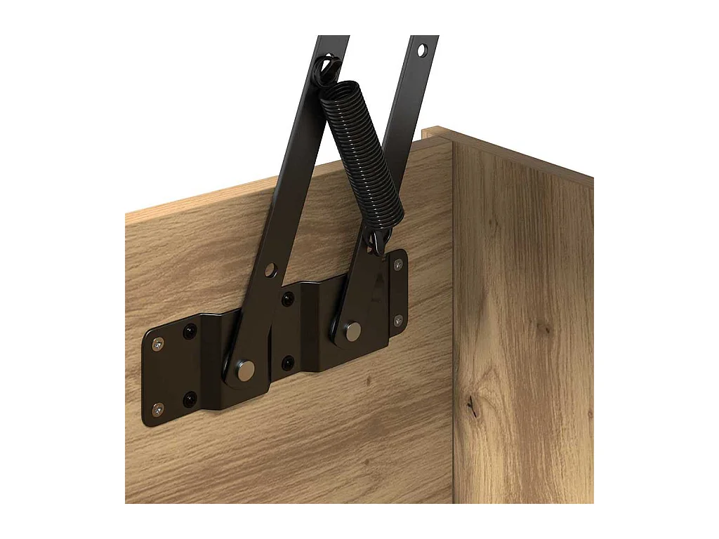 Mesa de centro de roble hecha a mano 80 x 50,5 x 42,5 cm