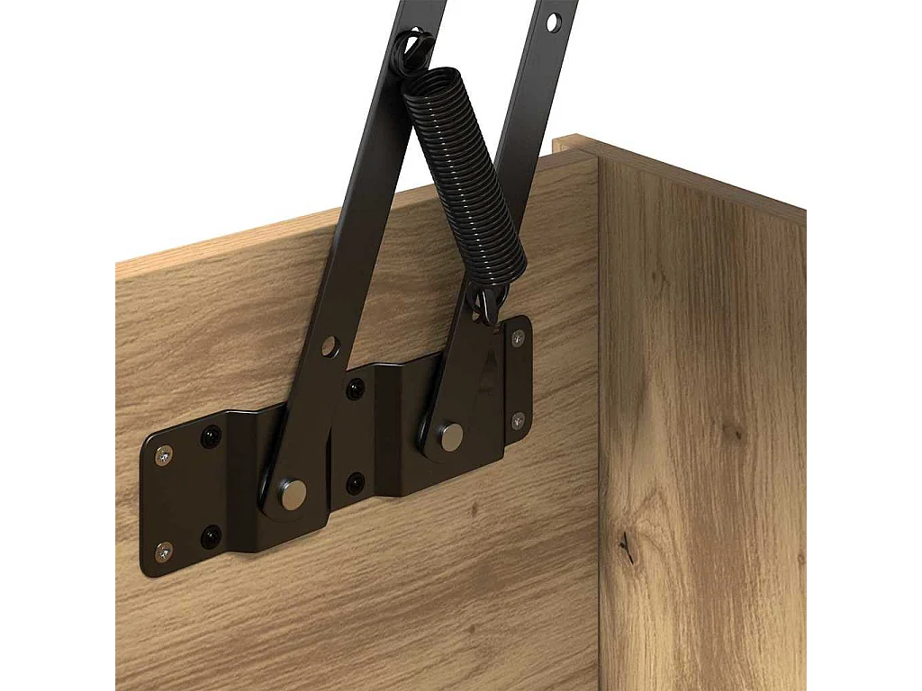 Table basse chêne artisanal 80 x 50,5 x 42,5 cm