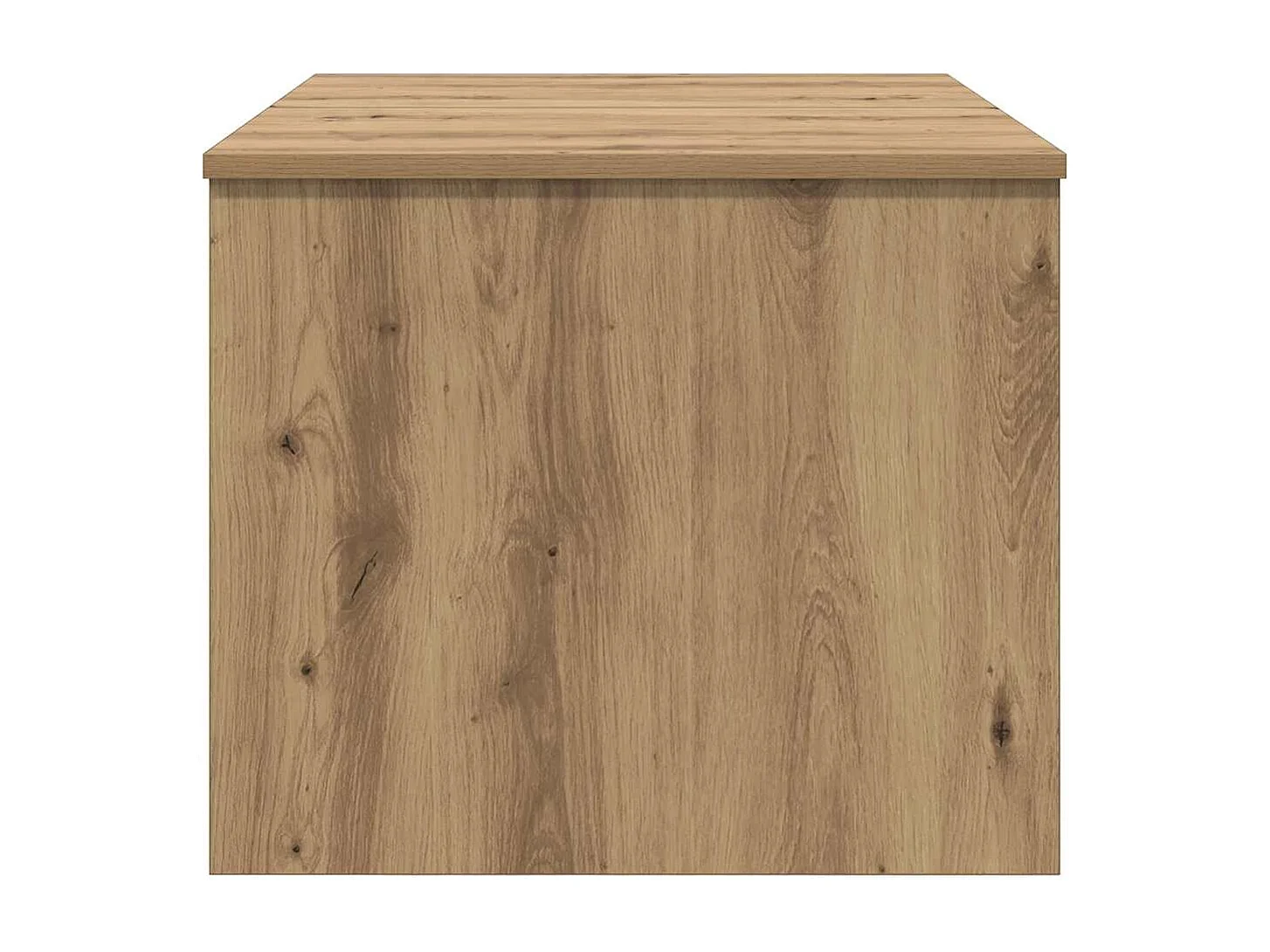 Table basse chêne artisanal 80 x 50,5 x 42,5 cm