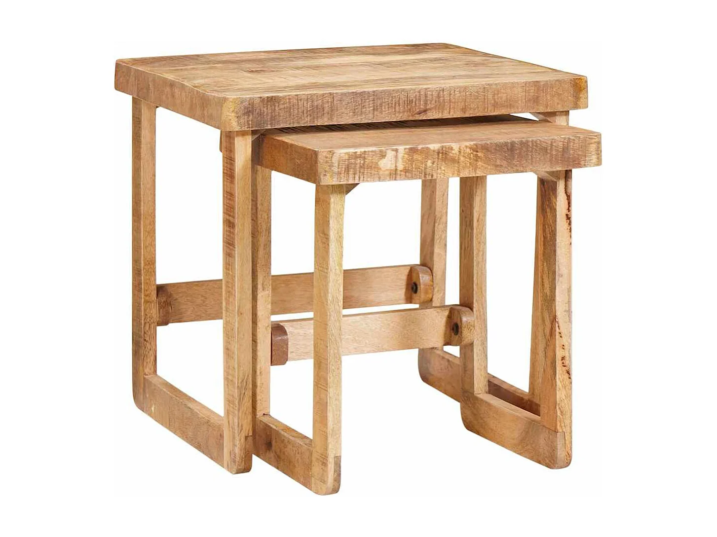 Tables d'appoint Marron bois de manguier massif