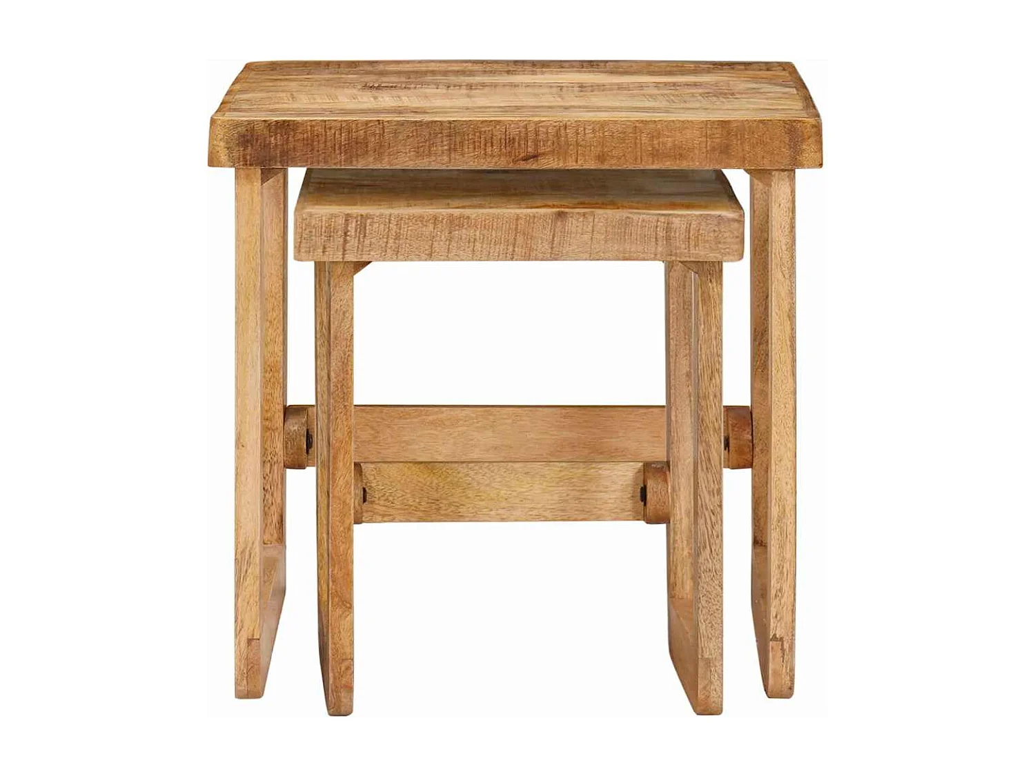 Tables d'appoint Marron bois de manguier massif