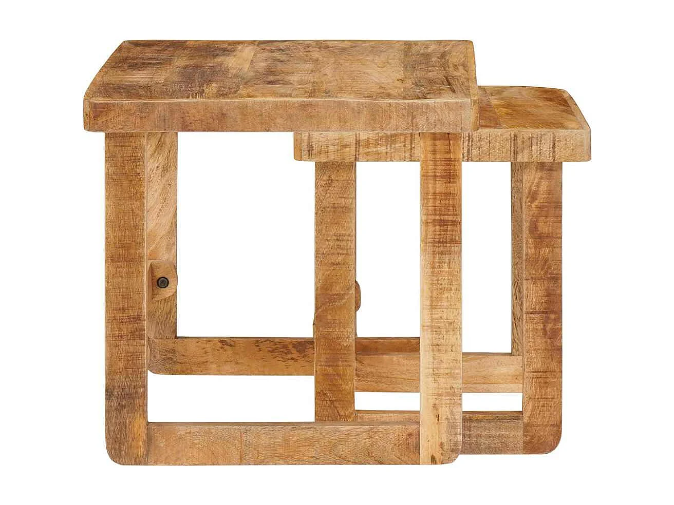 Tables d'appoint Marron bois de manguier massif