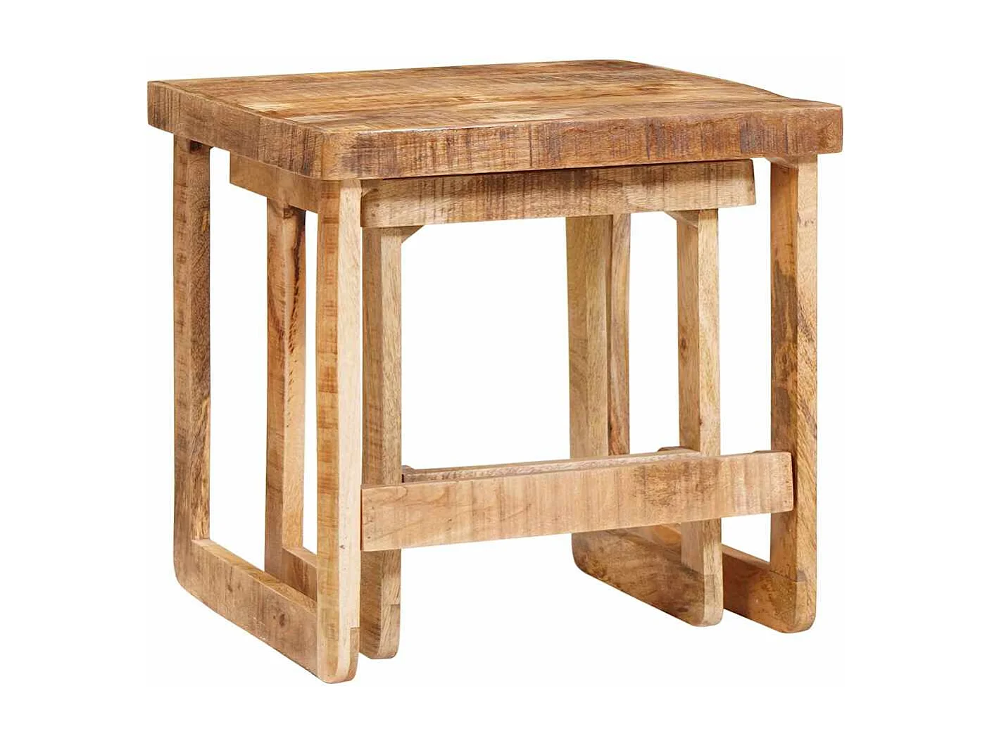 Tables d'appoint Marron bois de manguier massif