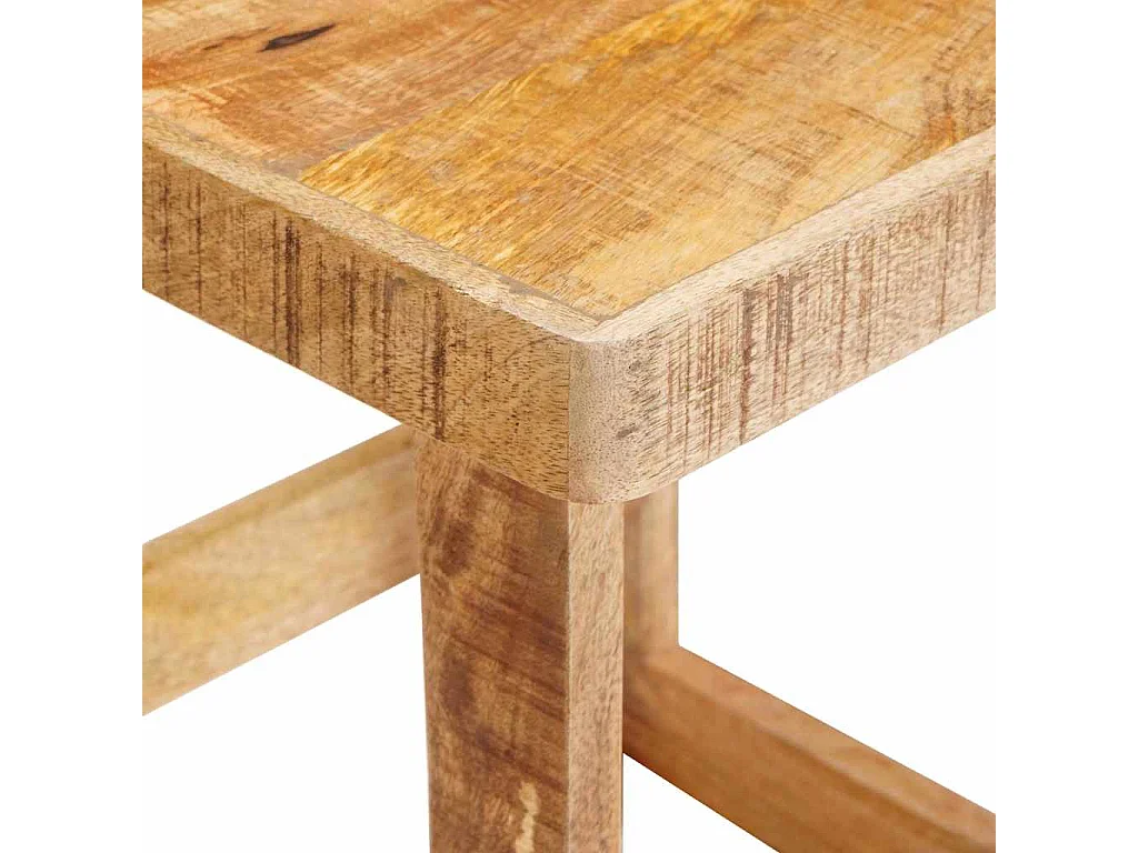 Tables d'appoint Marron bois de manguier massif