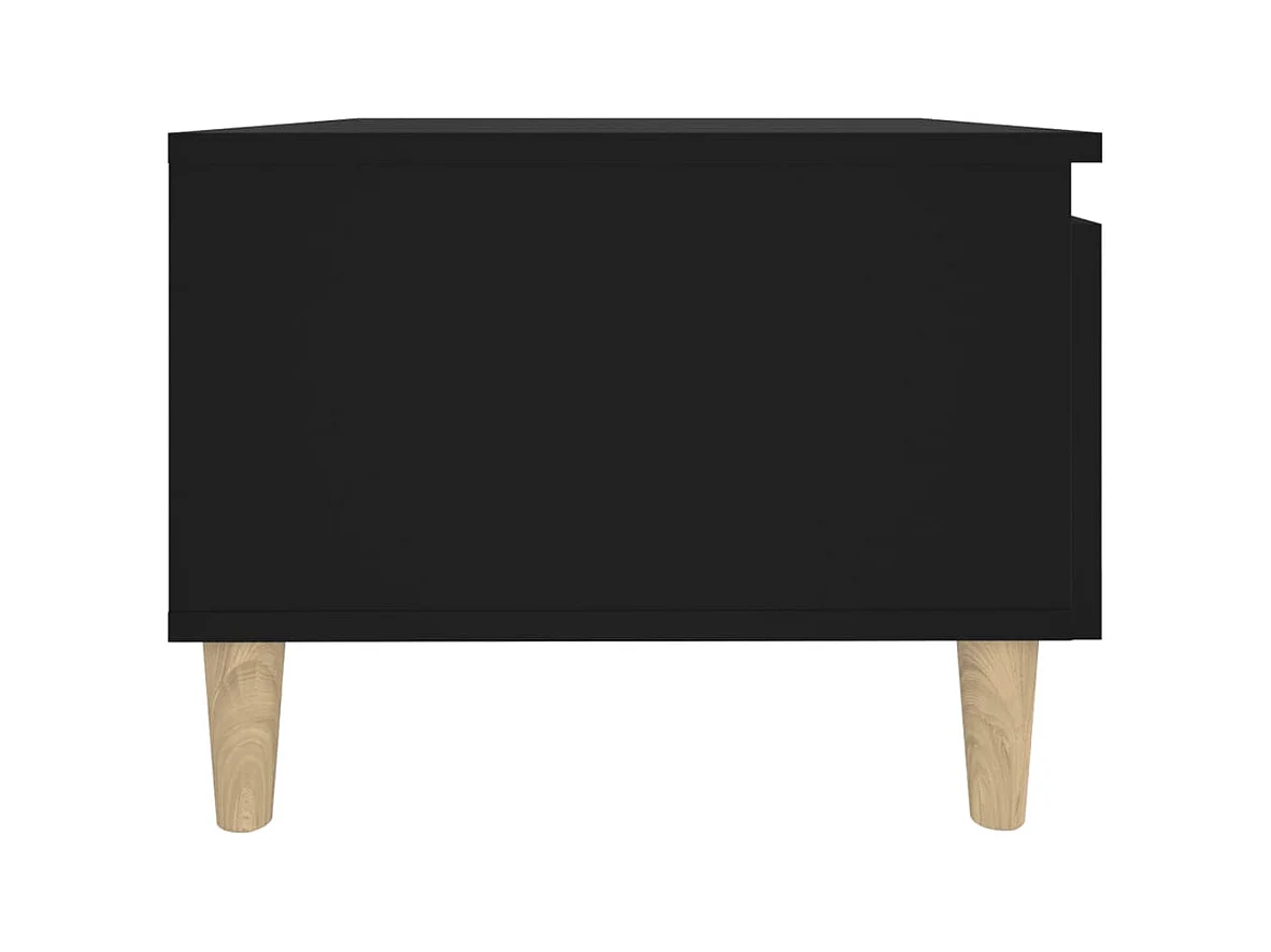Table d'appoint Noir 50x46x35 cm Bois d'ingénierie