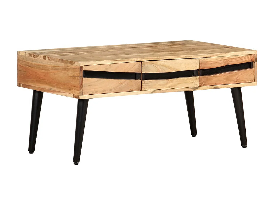Table basse 88x50x42 cm Bois d'acacia solide