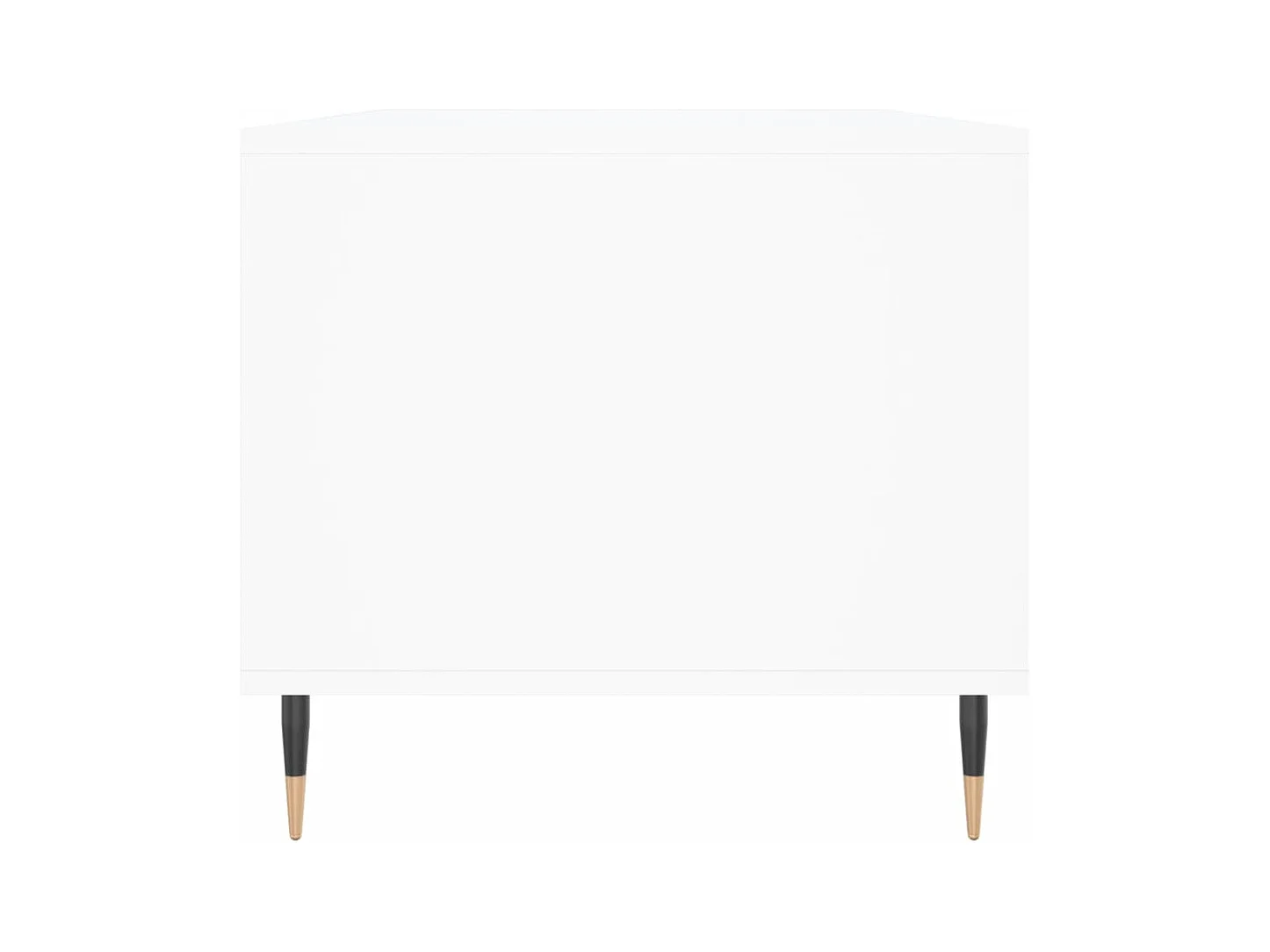 Table basse Blanc 90x49x45 cm Bois d'ingénierie