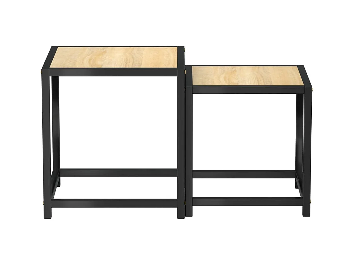 Tables à thé 2 pcs MDF Chêne sonoma