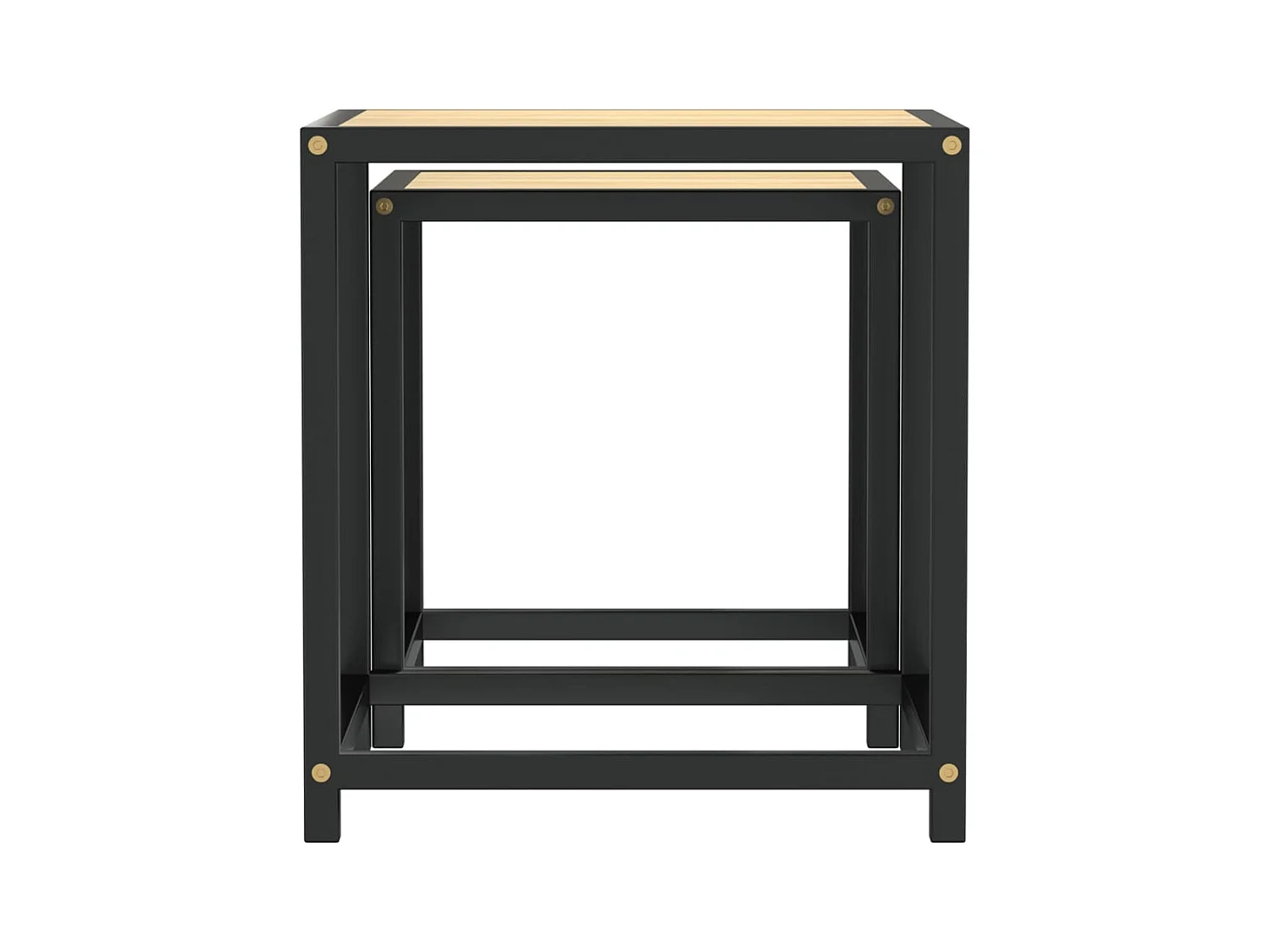 Tables à thé 2 pcs MDF Chêne sonoma