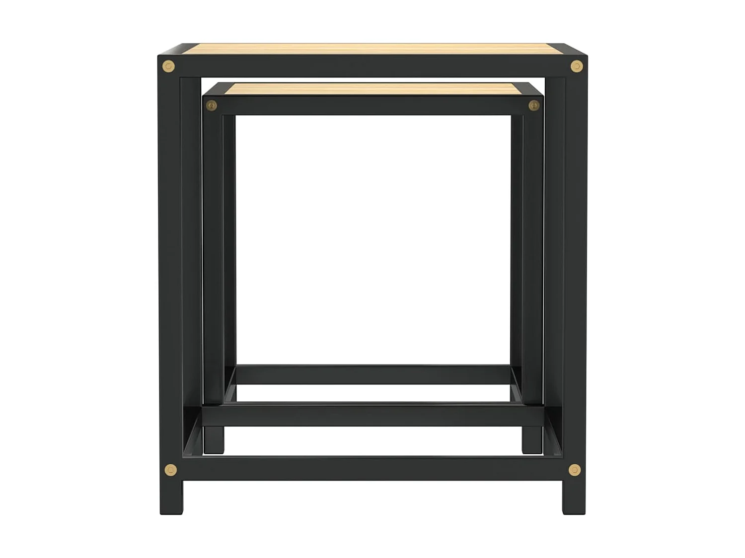 Tables à thé 2 pcs MDF Chêne sonoma