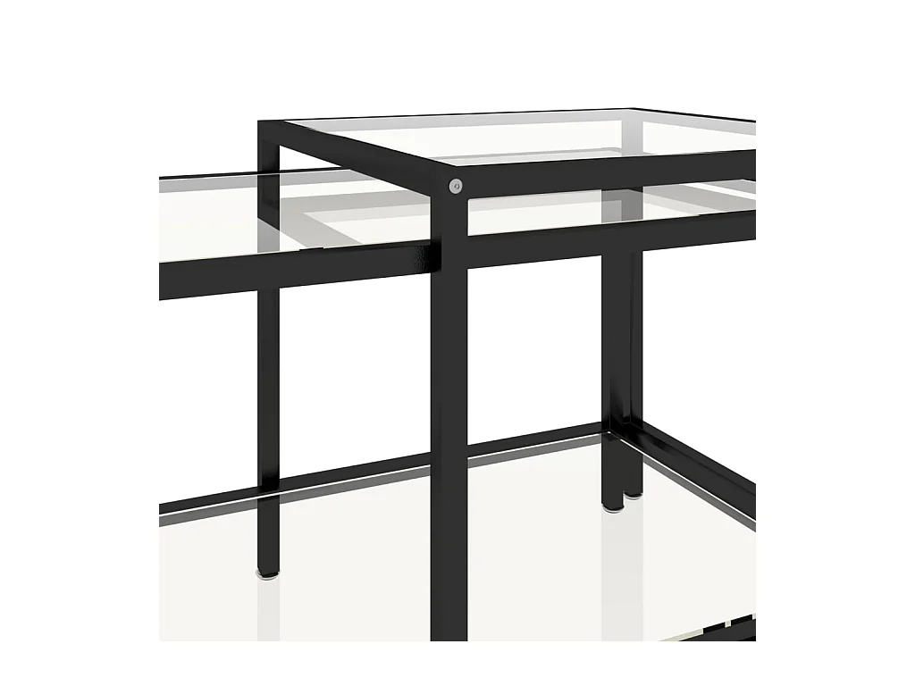 Theetafels 2 stuks Gehard Glas Transparant