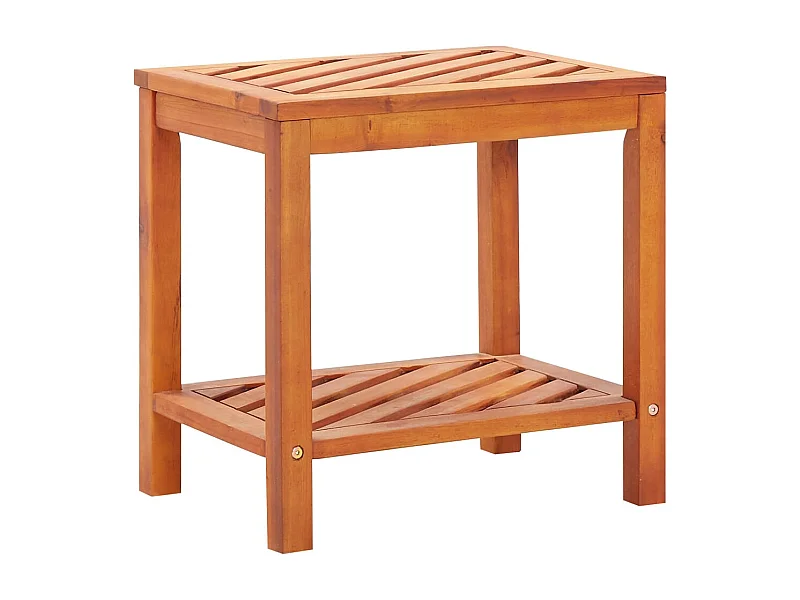 Table d'appoint Bois d'acacia massif 45 x 33 x 45 cm