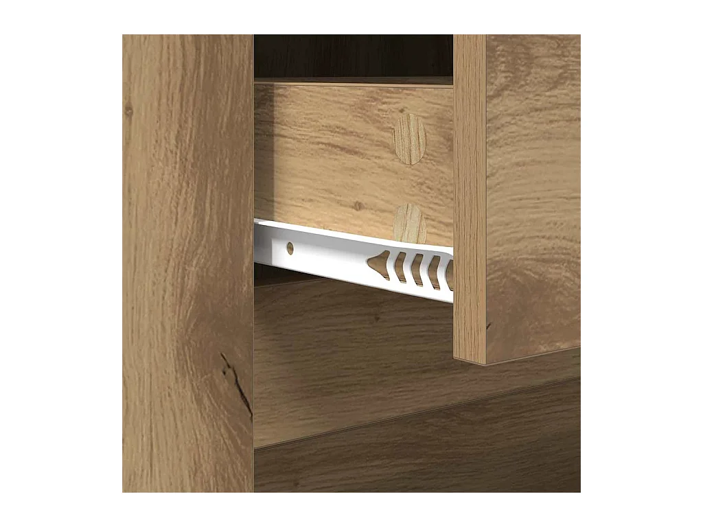 Table basse with Drawer chêne artisanal 102 x 44,5 x 50 cm