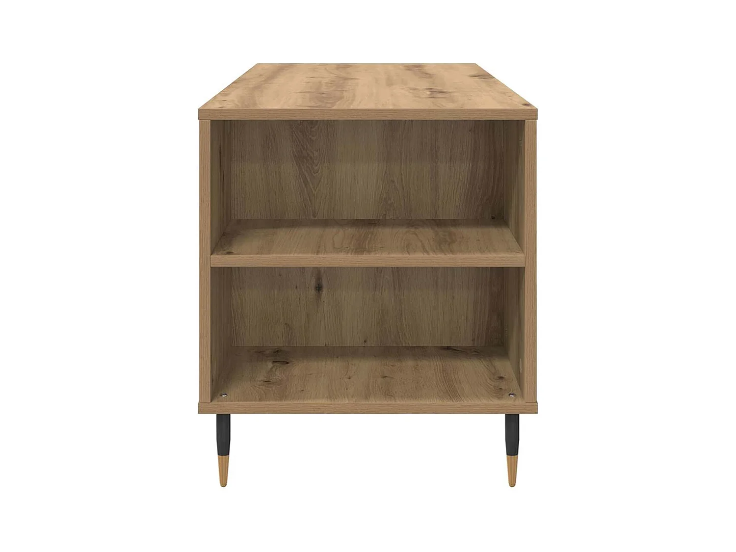 Mesa de centro con cajón, roble artesanal, 102 x 44,5 x 50 cm