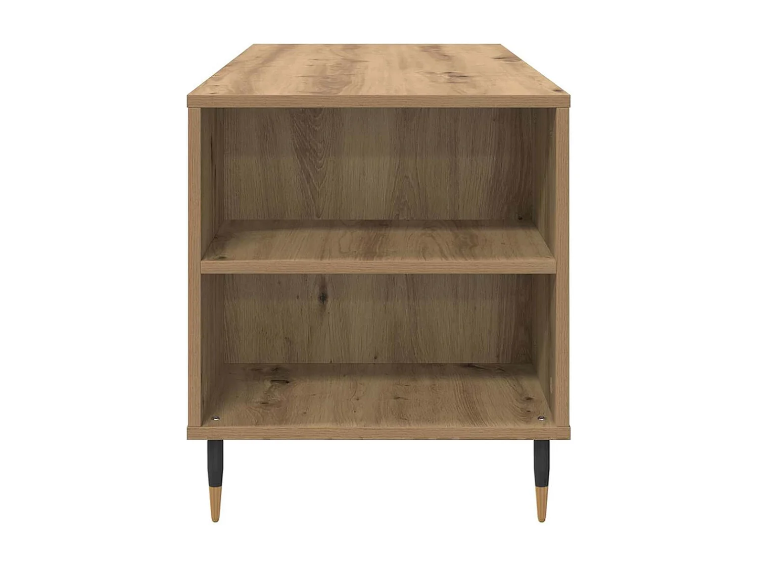 Mesa de centro con cajón, roble artesanal, 102 x 44,5 x 50 cm