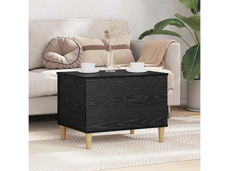 Cabinet de chevet Chêne noir 60 x 44.5 x 45 cm