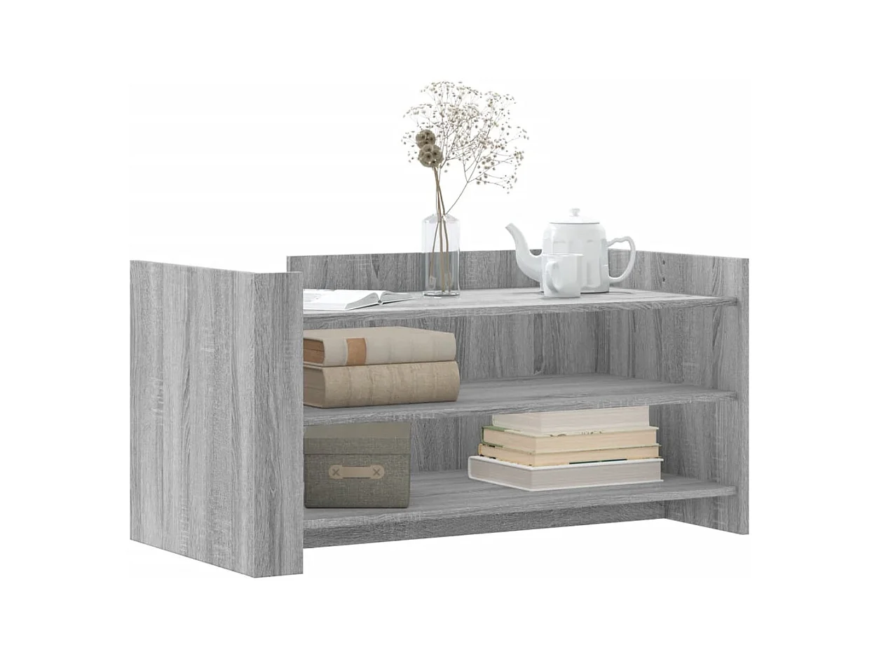 Sonoma salontafel grijs 100x50x50 cm bewerkt hout