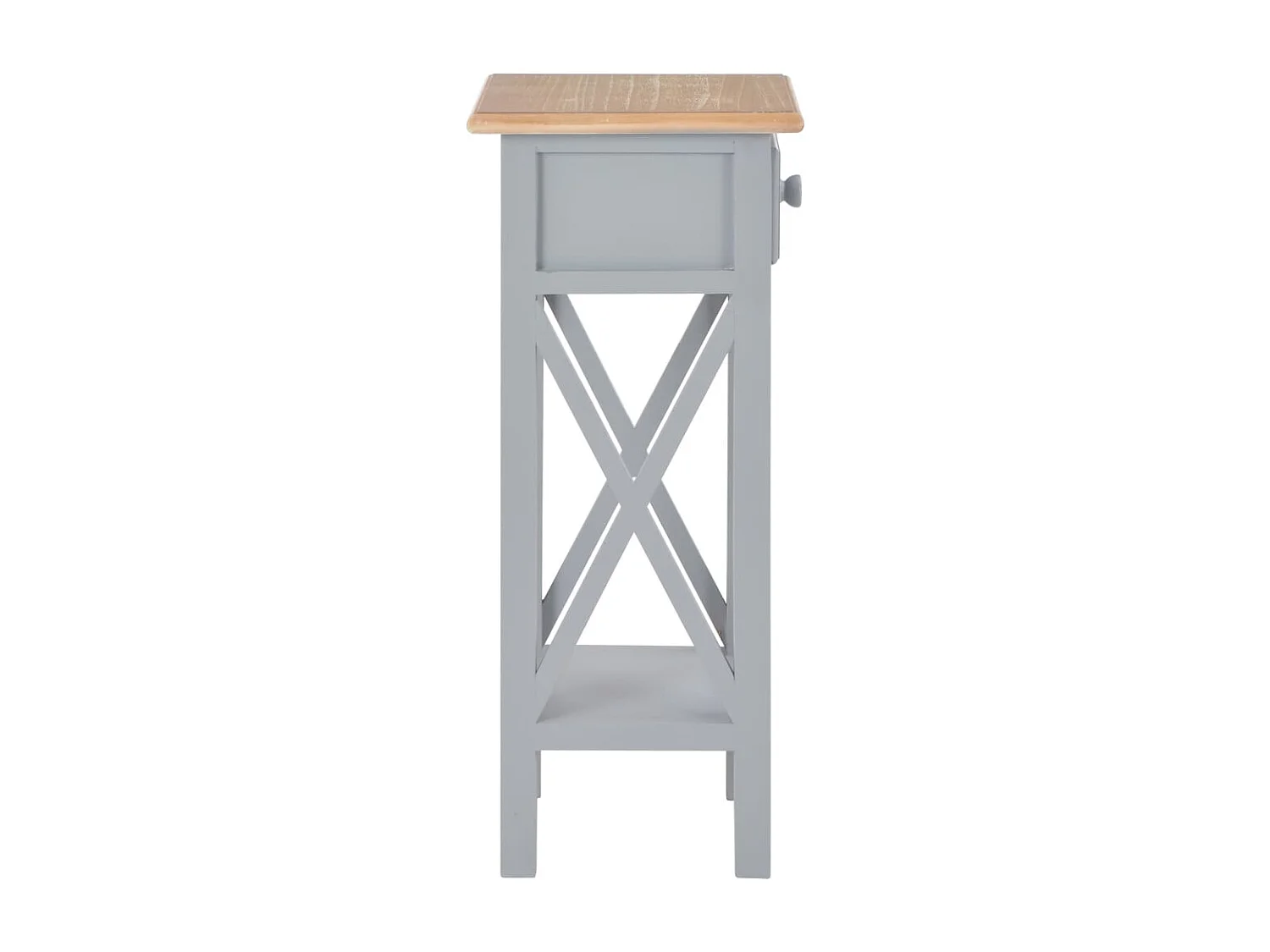 Table d'appoint Gris 27 x 27 x 65,5 cm Bois