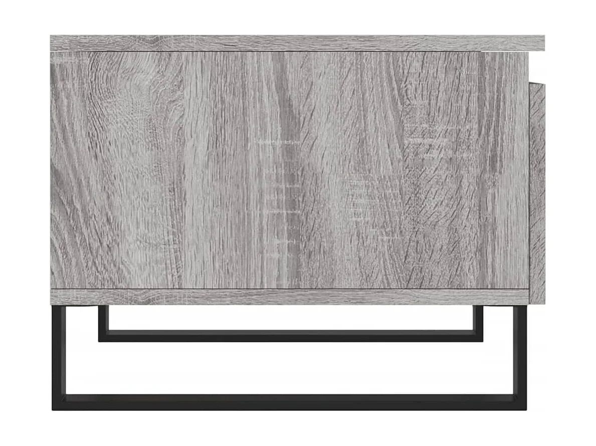 Tables basses 2 pcs sonoma gris 50x46x35 cm bois d'ingénierie