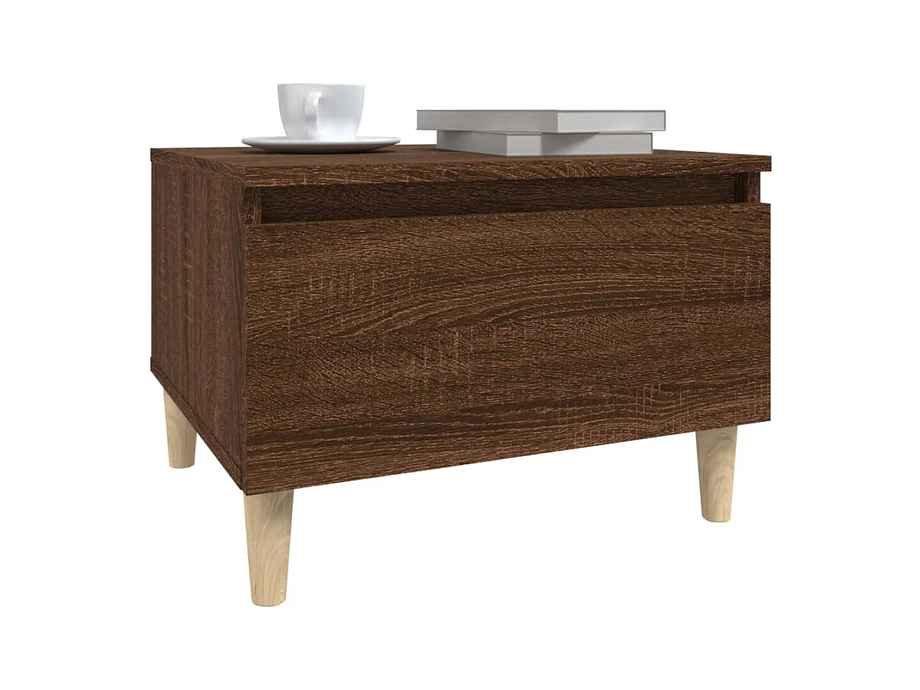 Tables d'appoint 2 pcs Chêne marron 50x46x35 cm Bois ingénierie