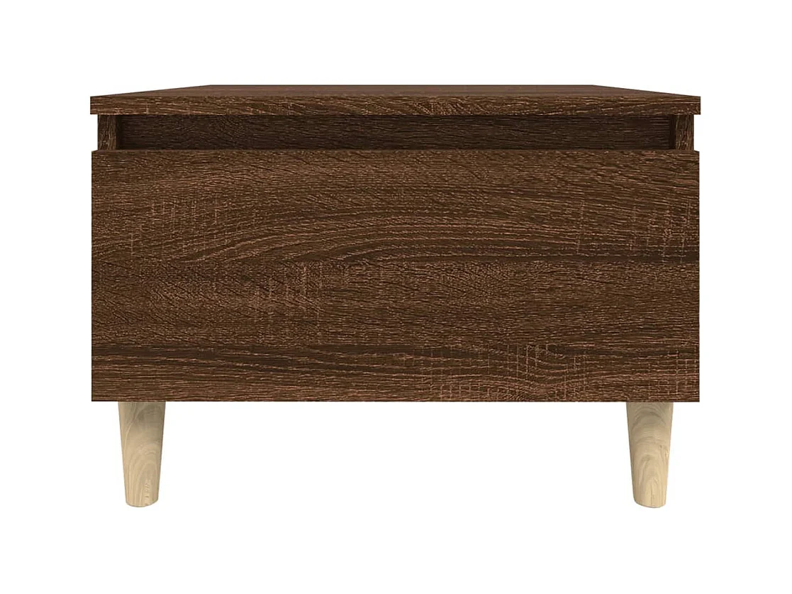 Tables d'appoint 2 pcs Chêne marron 50x46x35 cm Bois ingénierie