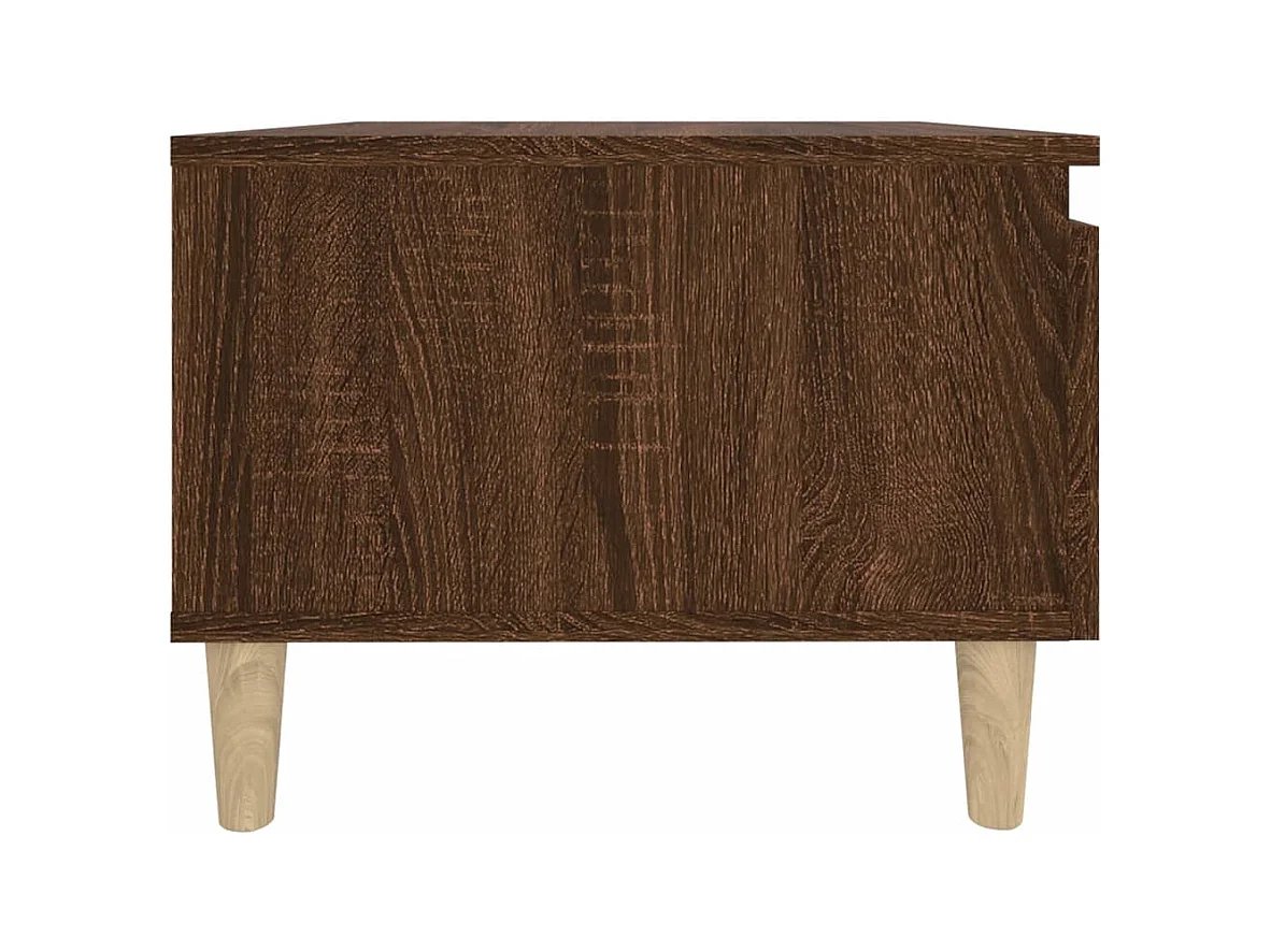 Tables d'appoint 2 pcs Chêne marron 50x46x35 cm Bois ingénierie