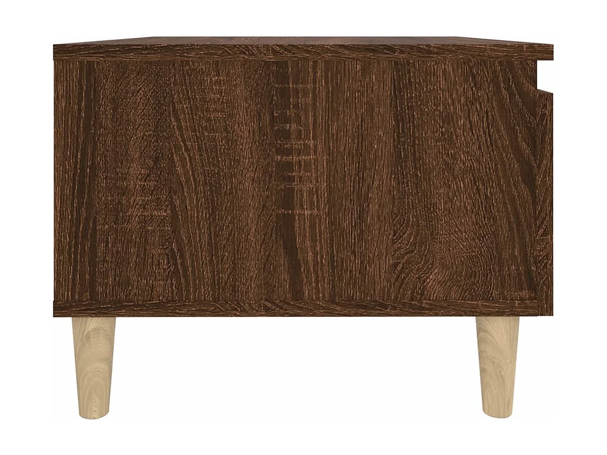 Tables d'appoint 2 pcs Chêne marron 50x46x35 cm Bois ingénierie