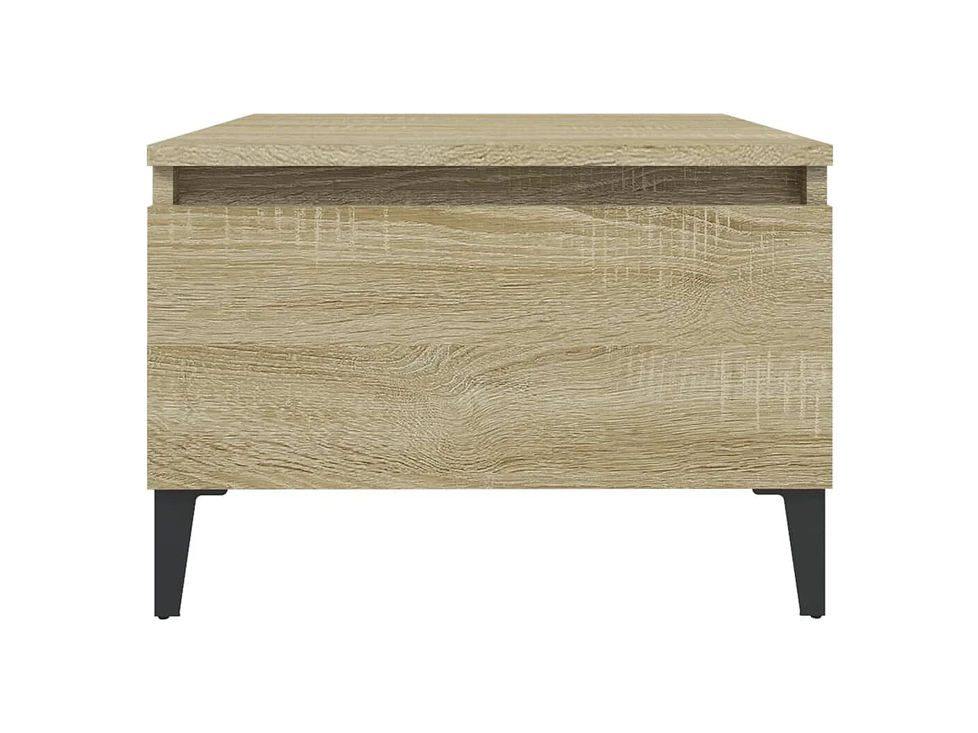 Tavolino laterale in rovere Sonoma 50x46x35 cm in legno ingegnerizzato