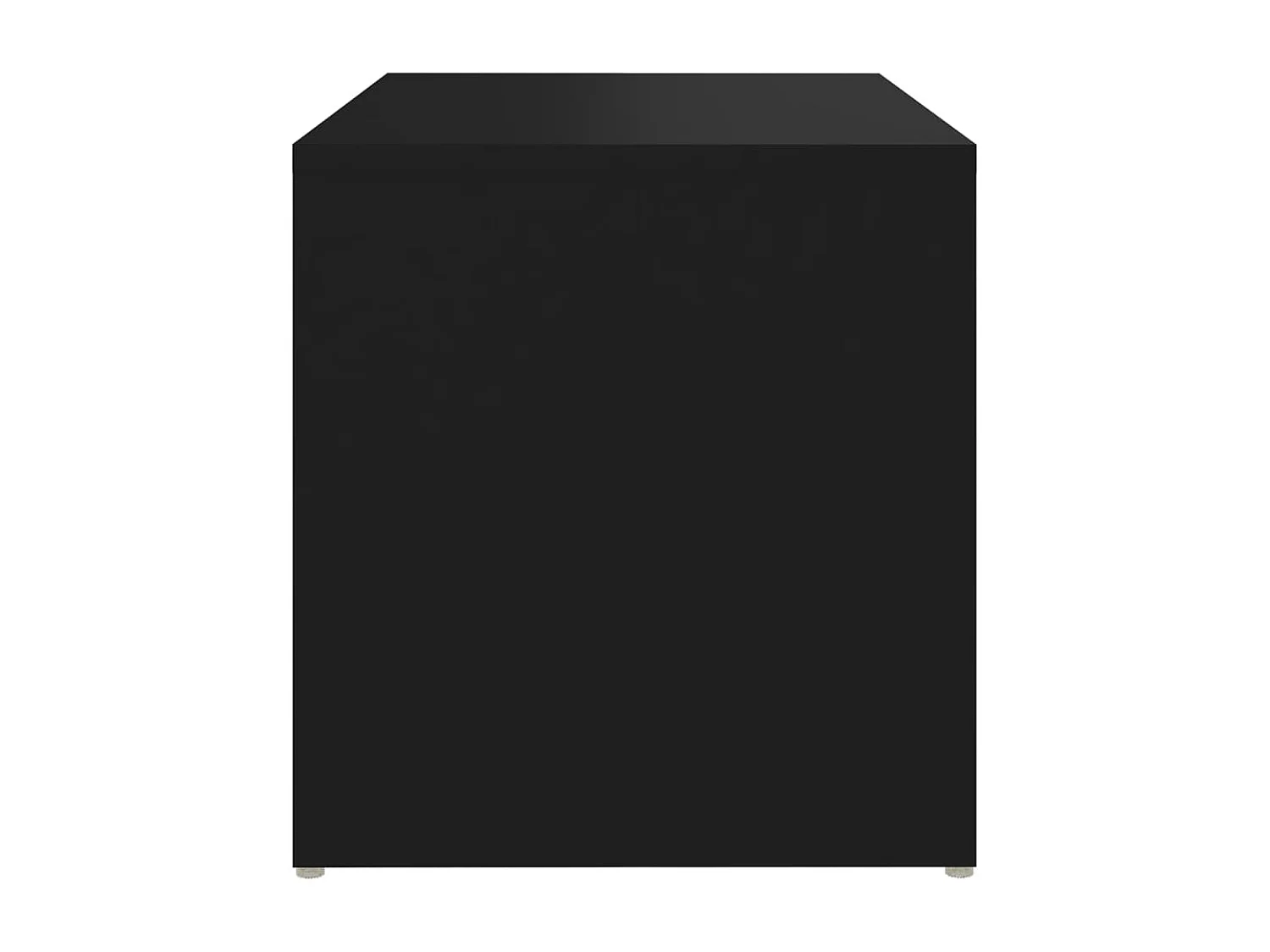 Tavolino nero 59x36x38 cm in legno ingegnerizzato