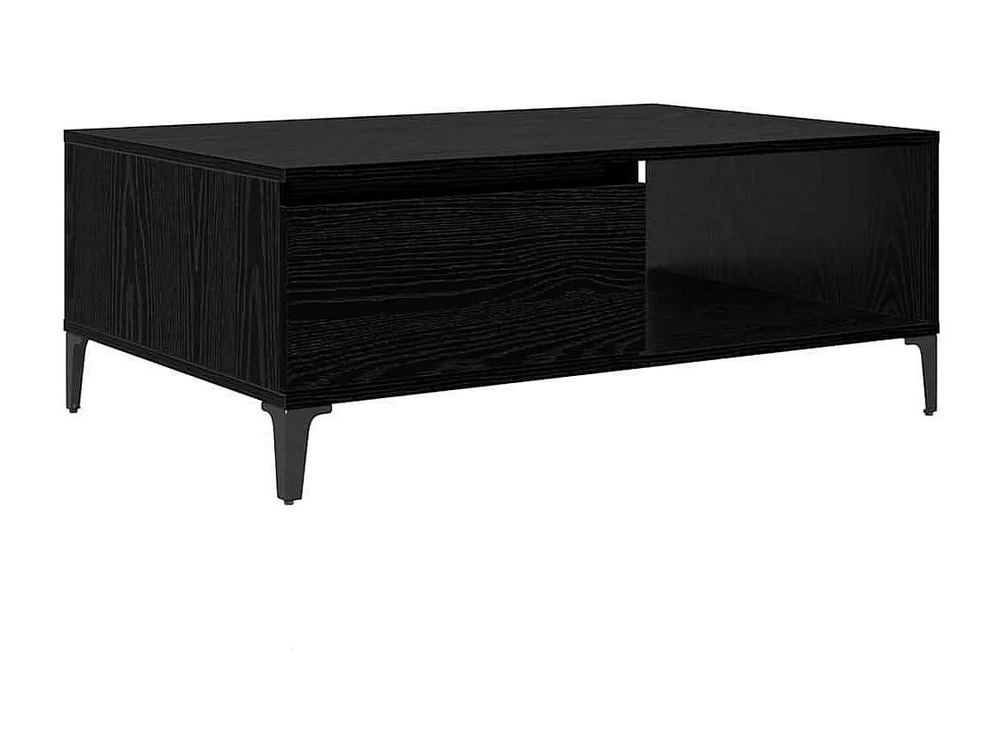 Table basse Chêne noir 90 x 60 x 35 cm Bois d'ingénierie