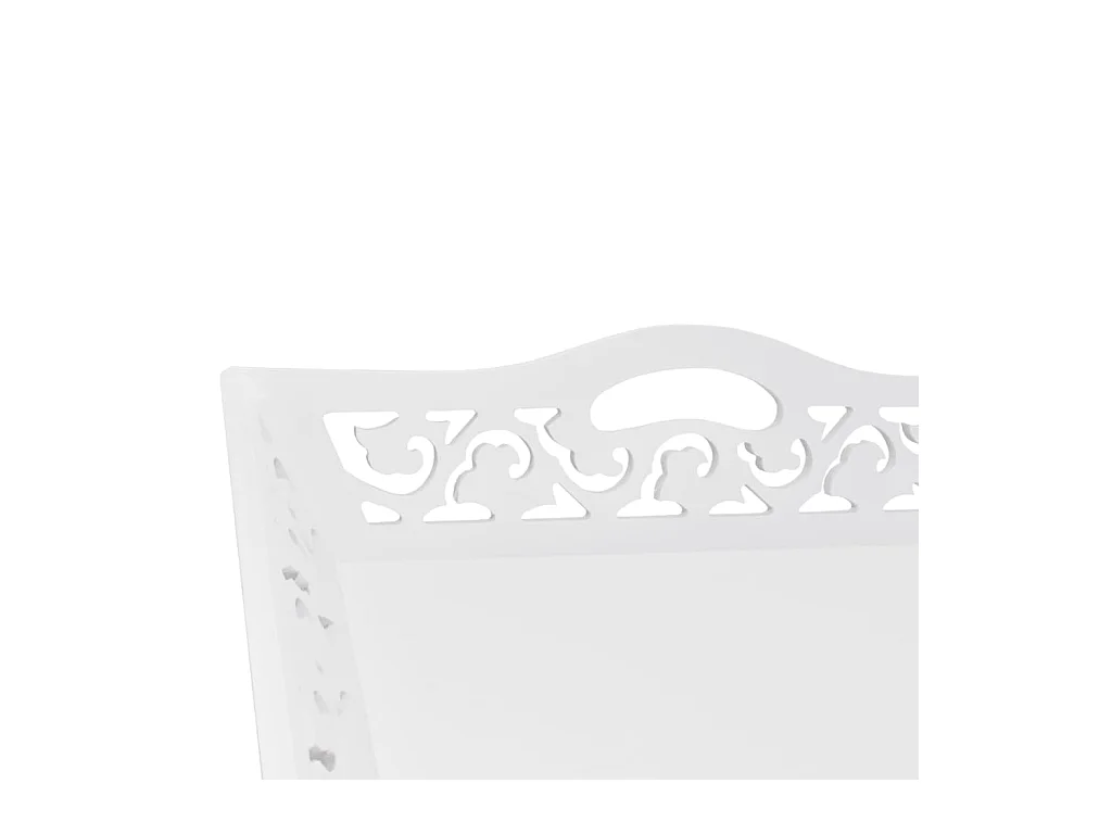 Mesa auxiliar con tapa blanca