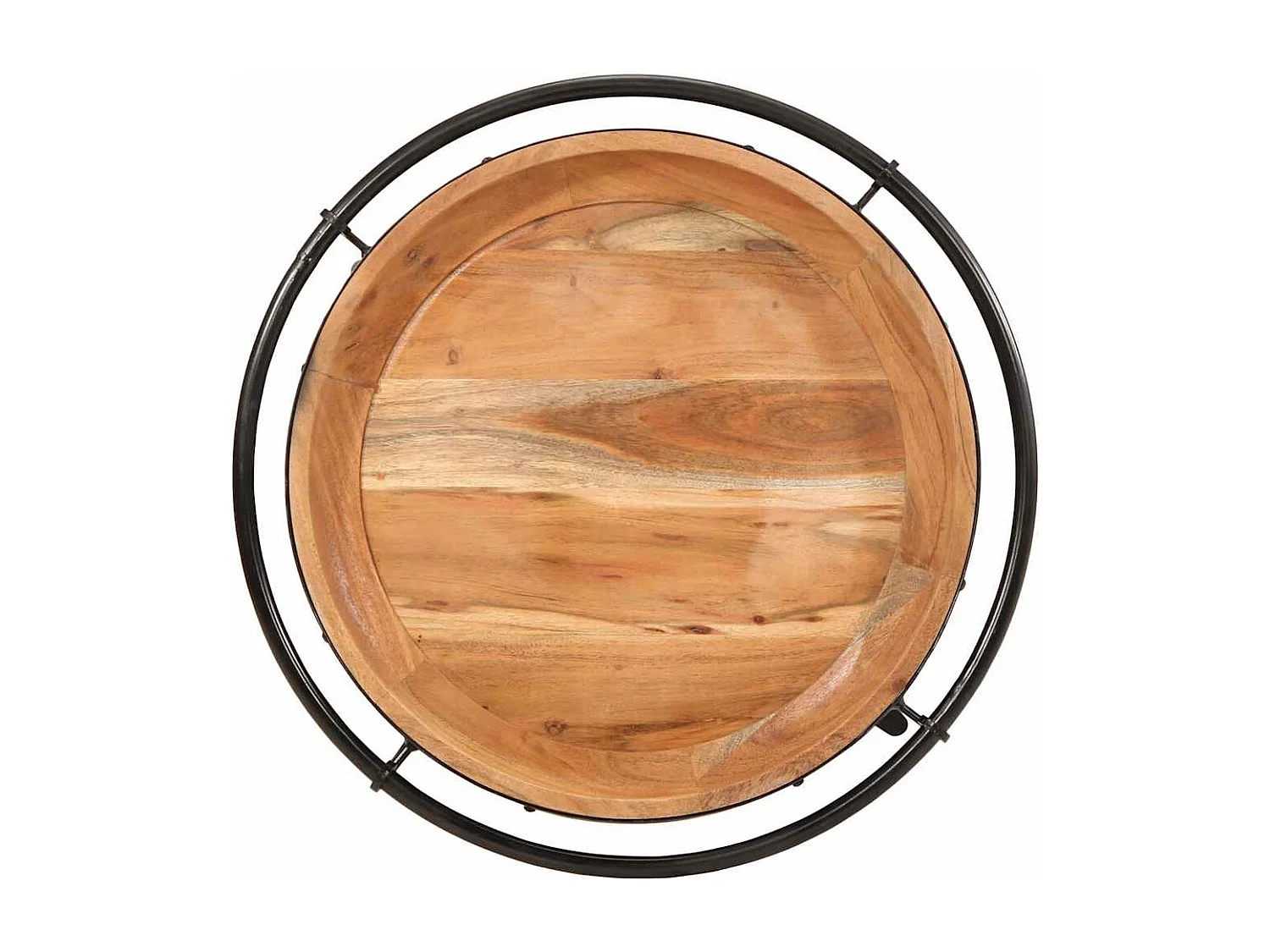 Table d'appoint Ø55x60 cm bois massif d'acacia