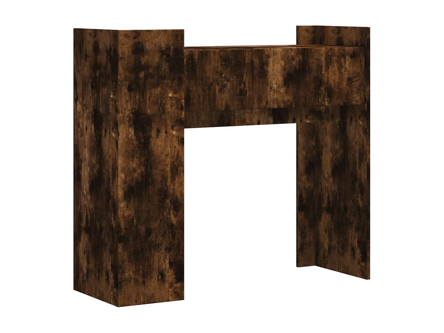 Consoletafel van gerookt eikenhout 100x35x90 cm, bewerkt hout