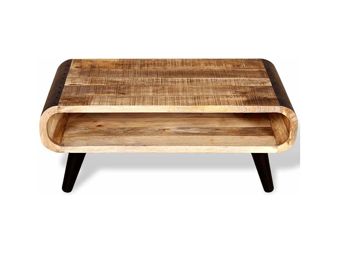 Salontafel Ruw mangohout 90x55x39 cm