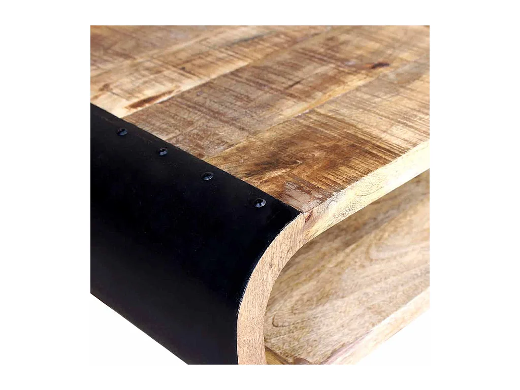 Salontafel Ruw mangohout 90x55x39 cm