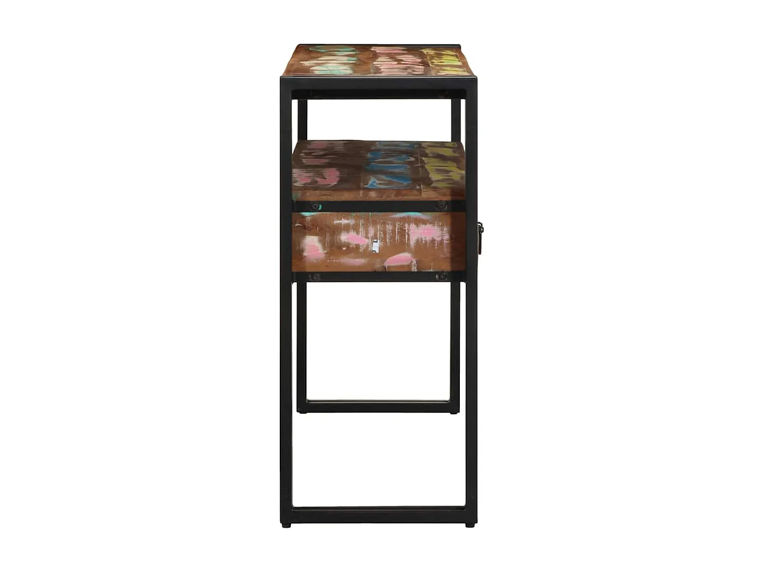 Consoletafel 120 x 33 x 75 cm massief gerecycled hout