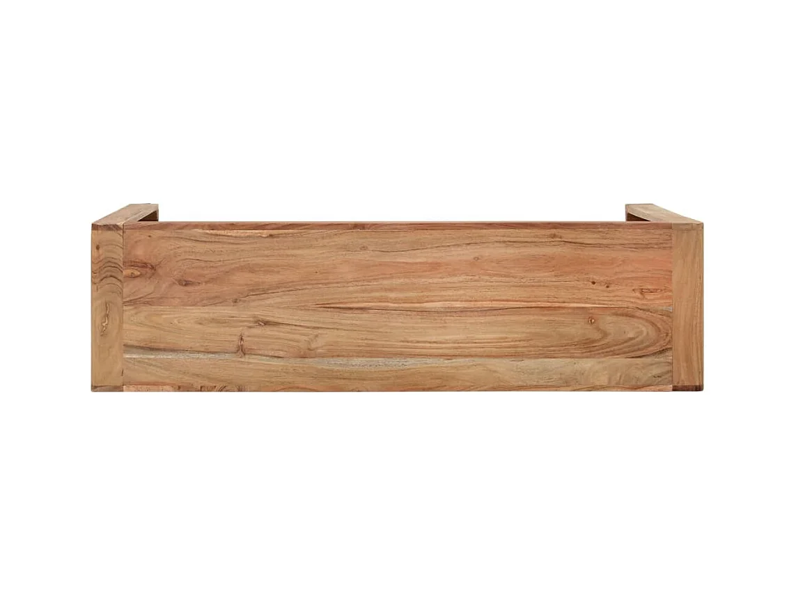 Consolle da tavolo 110x30x76 cm bois massif d'acacia