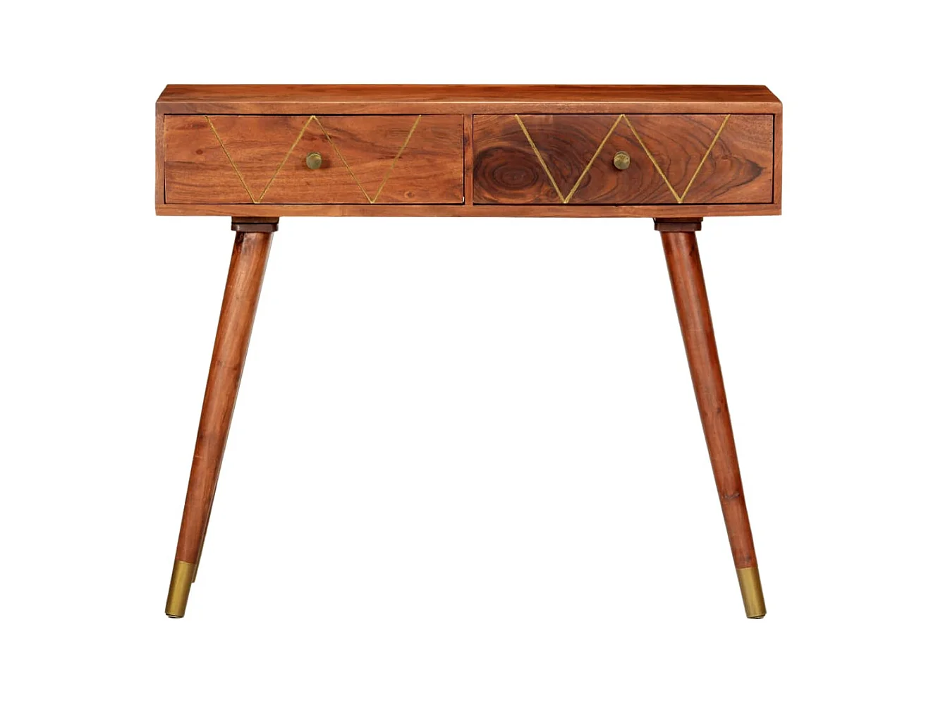 Consoletafel 90x35x76 cm Massief acaciahout