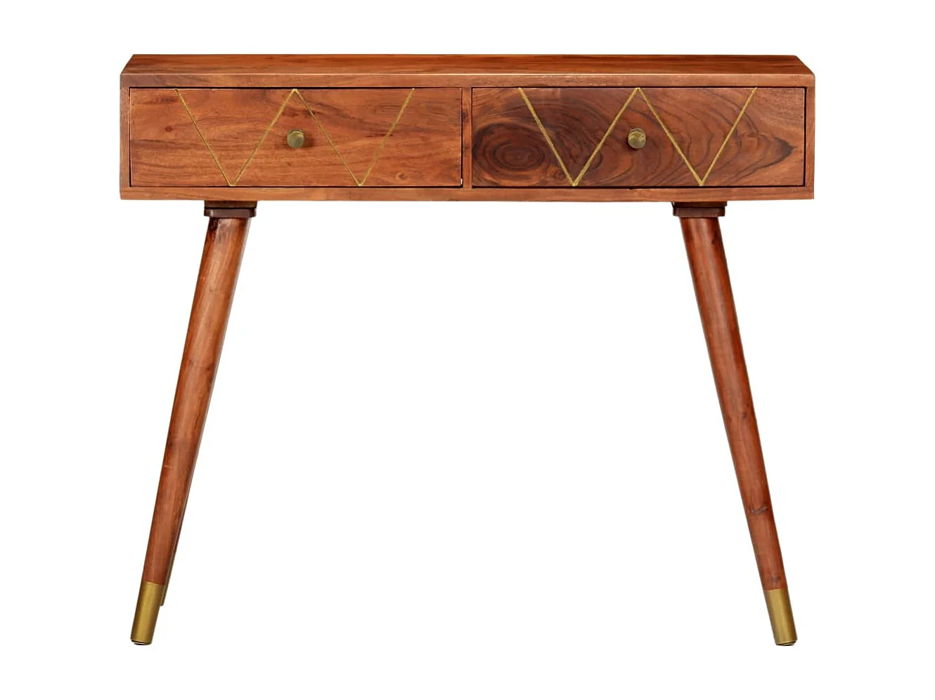 Table console 90x35x76 cm Bois d'acacia massif