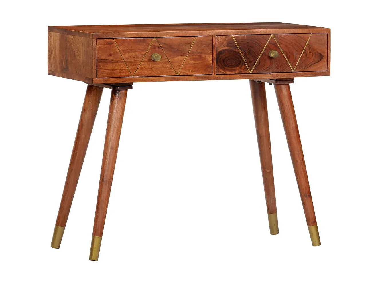 Table console 90x35x76 cm Bois d'acacia massif
