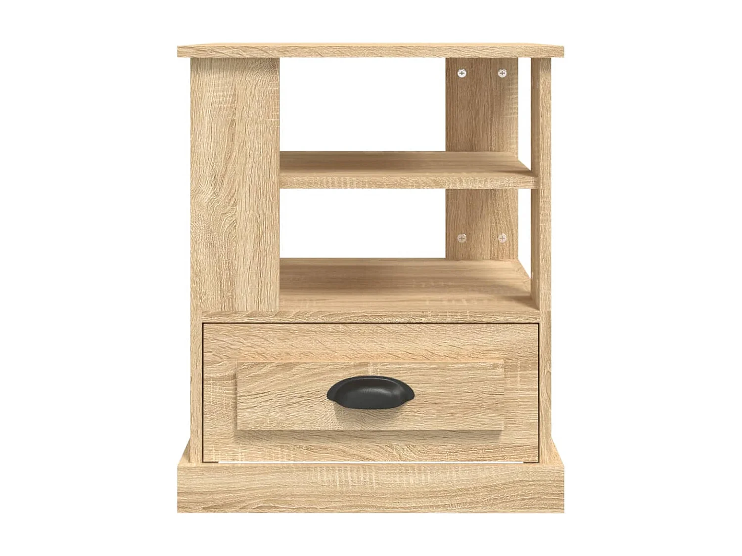 Tavolino laterale in rovere Sonoma 50x50x60 cm in legno ingegnerizzato