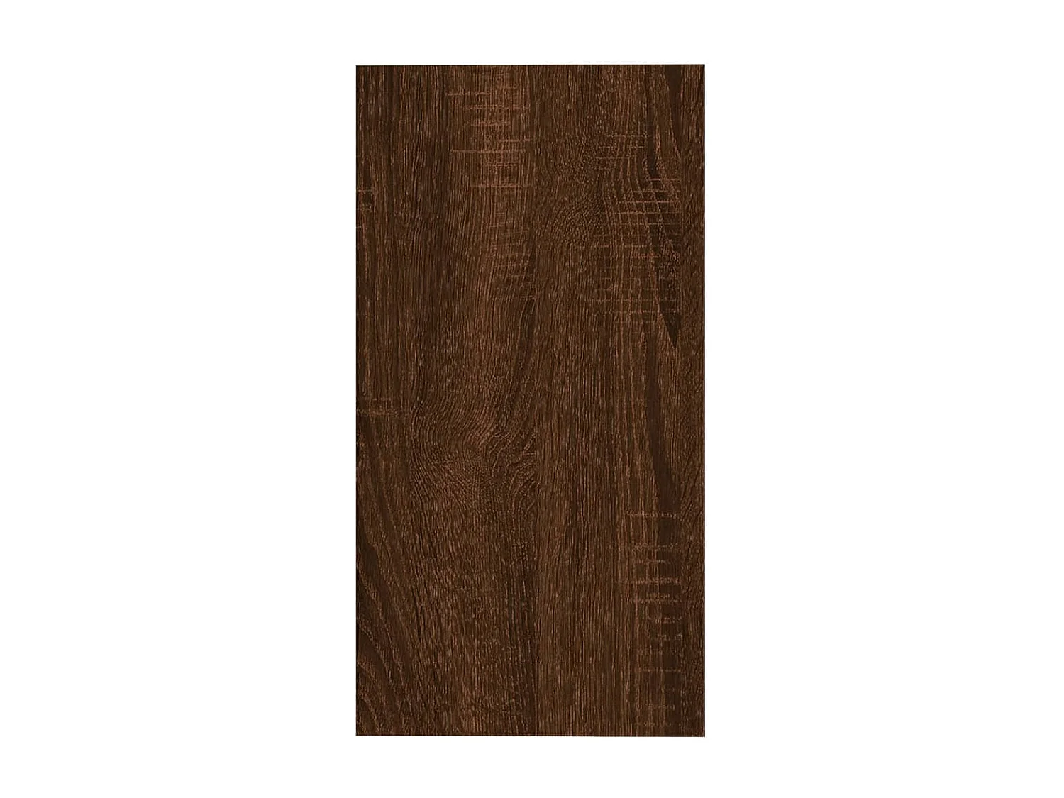 Bijzettafel Bruin eiken 50x26x50 cm Bewerkt hout