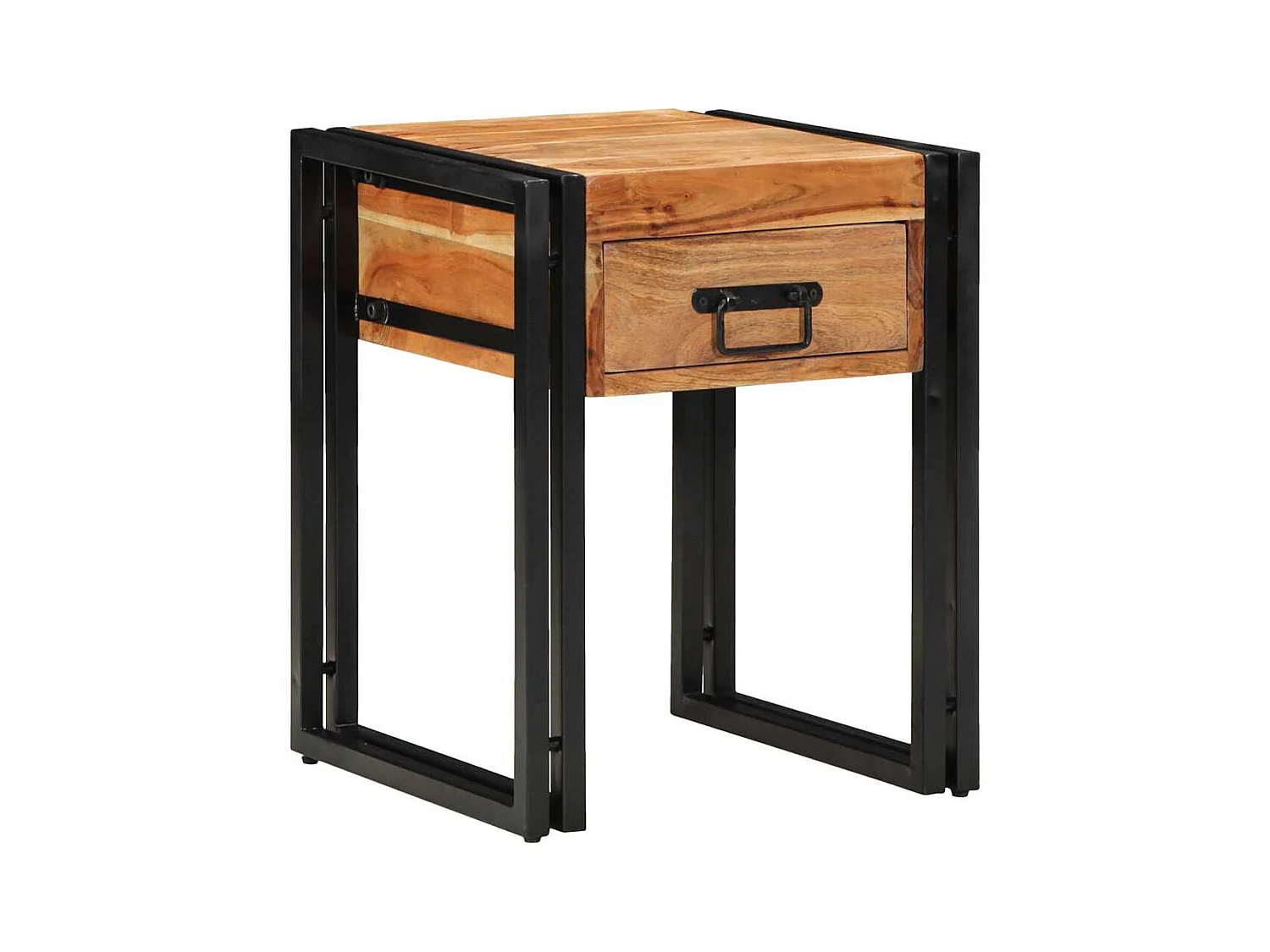 Table d'appoint Marron 40 x 40 x 50 cm Bois d'acacia massif