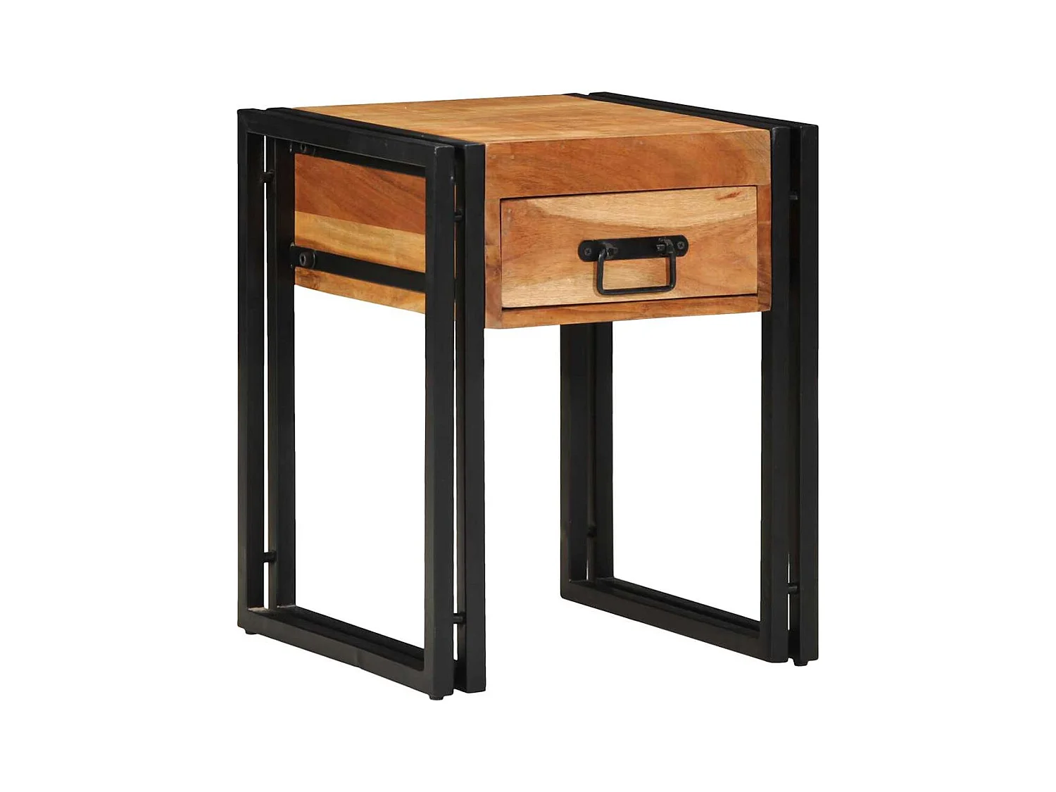 Table d'appoint Marron 40 x 40 x 50 cm Bois d'acacia massif